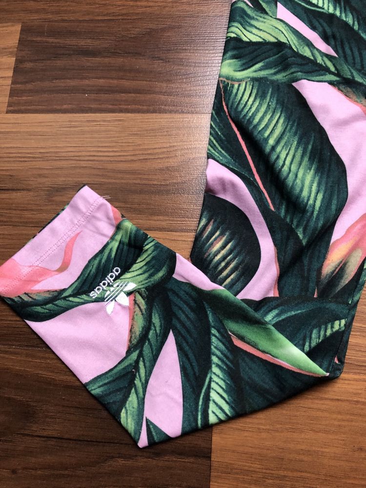Adidas legginsy multicolor sales
