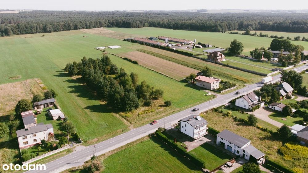 Działka budowlana Woźniki Dyrdy 1699 m² - More