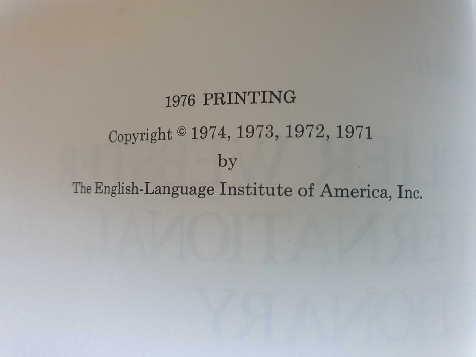 Dicionário/Enciclopédia THE NEW GROLIER WEBSTER INT. DICTIONARY - 1976