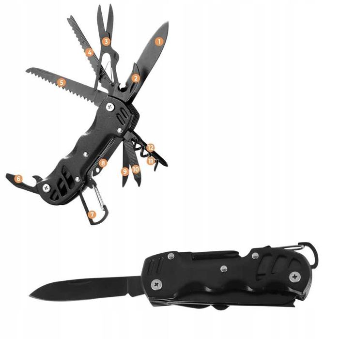 Scyzoryk Multitool 13w1 Narzędzie Wielofunkcyjne Survival Z Etui