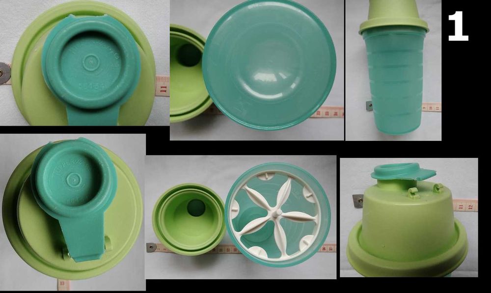 Zestaw Tupperware w kuchni - 4 + 1