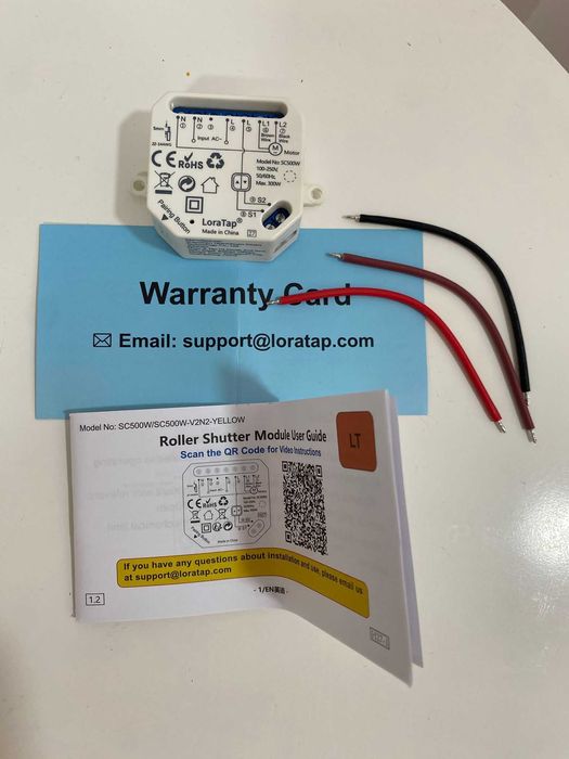 LoraTap Interruptor de persianas WiFi, relé de persiana