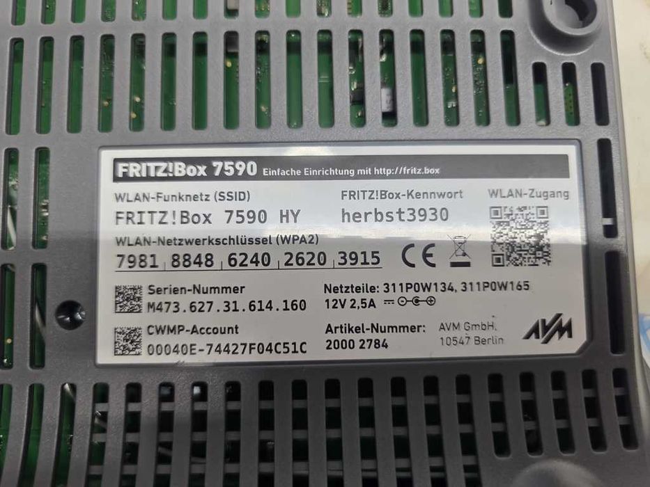 Router Fritz Box 7590hy