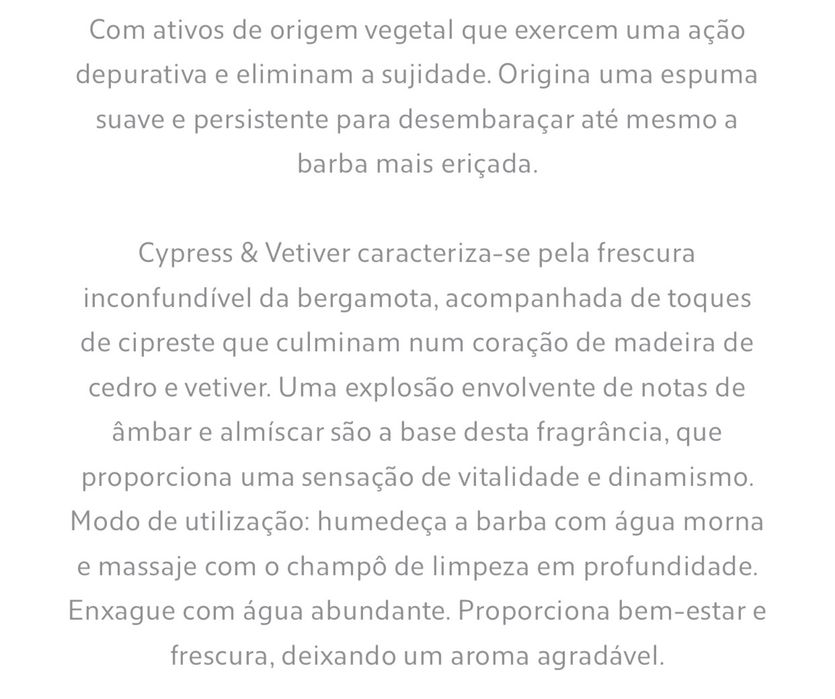 CHAMPÔ PARA A BARBA PRORASO Zara Home NOVO