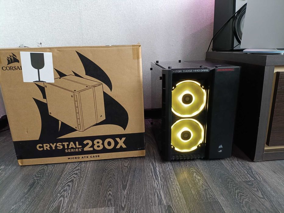 Ігровий пк corsair 280 rgb ryzen 5 rx5700xt ssd 1tb
