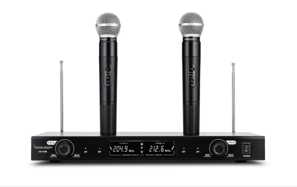 Voice craft VK-V380 zestaw mikrofonów bezprzewodowych 2x