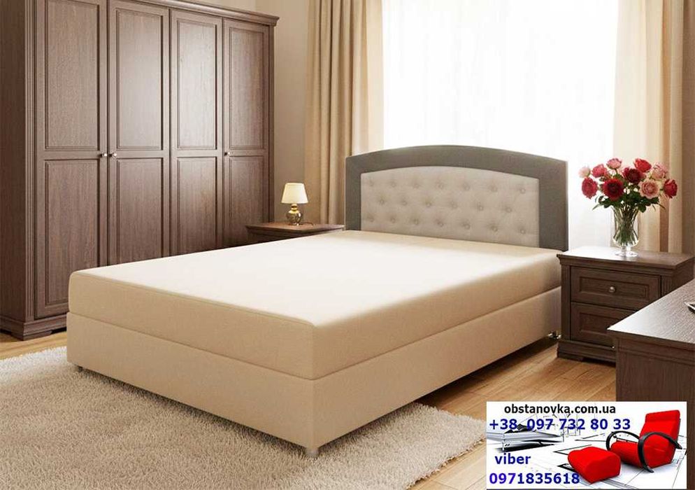 Ліжко диван Адель на підйомному механізмі з матрацом ortop вся Україна