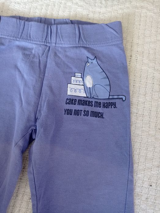 Spodnie fioletowe 104/110