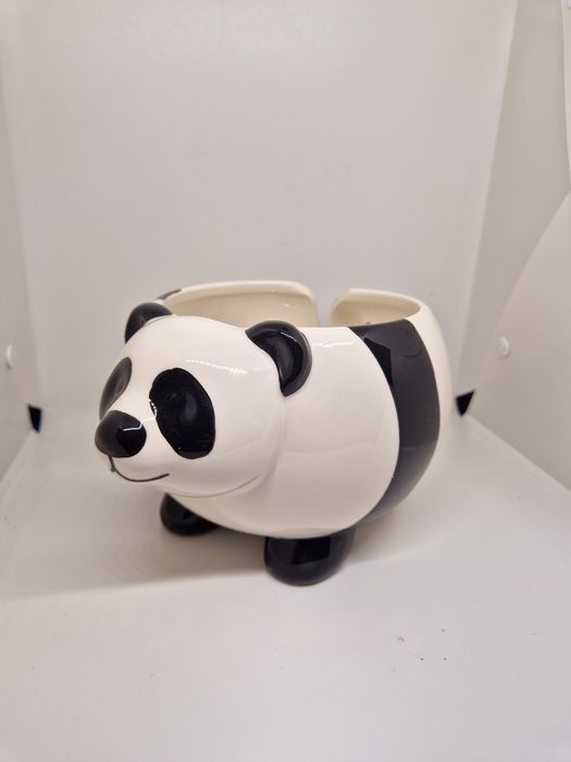 Słodka Panda ceramiczna miska uchwyt organizer z przędzydziewiarska k