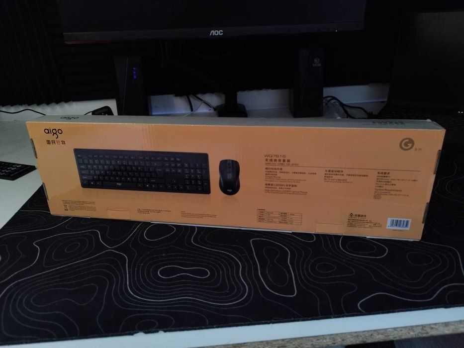 Zestaw bezprzewodowy Aigo WQ7616 — klawiatura + mysz
