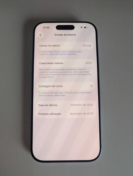 Apple iPhone 17 Azul 256GB Estado Novo eSIM 100% Bateria Neverlock