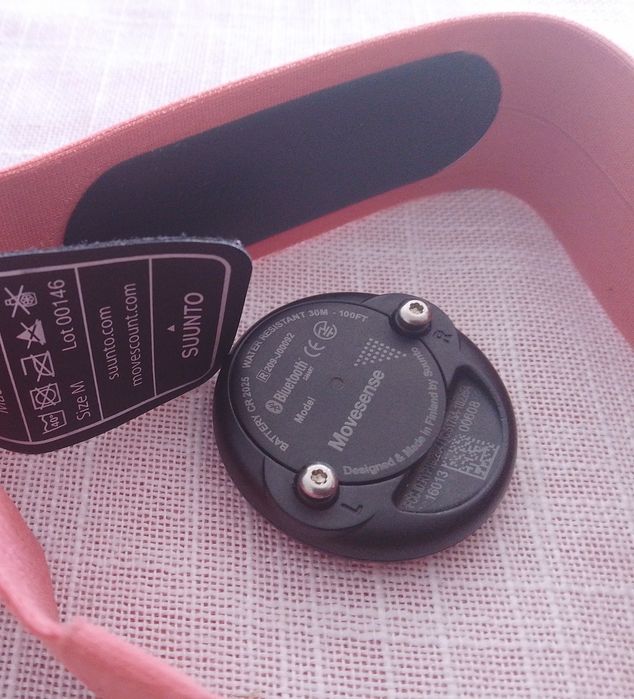 Suunto Pas Czujnik Movesense Pomiar pracy Serca