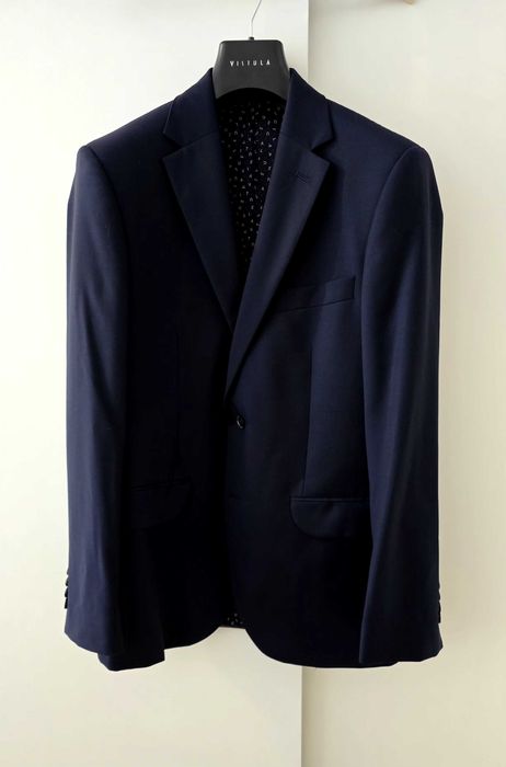 Garnitur Vistula Wełna 120's Super Slim 182/100 (50L) - Stan Idealny