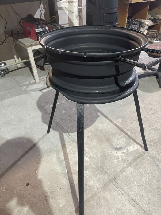 Мангал з автомобільного диску (саморобний)