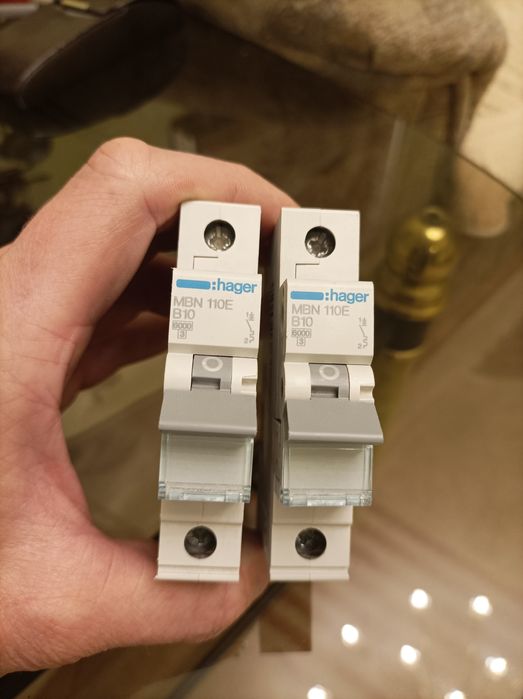 Автоматичний вимикач (автомат) Hager 10А