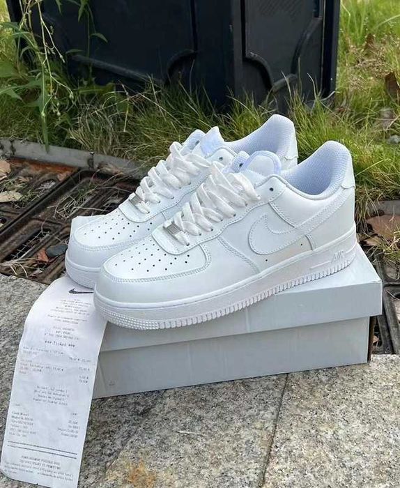 Nike Air Force 1 One All White 38