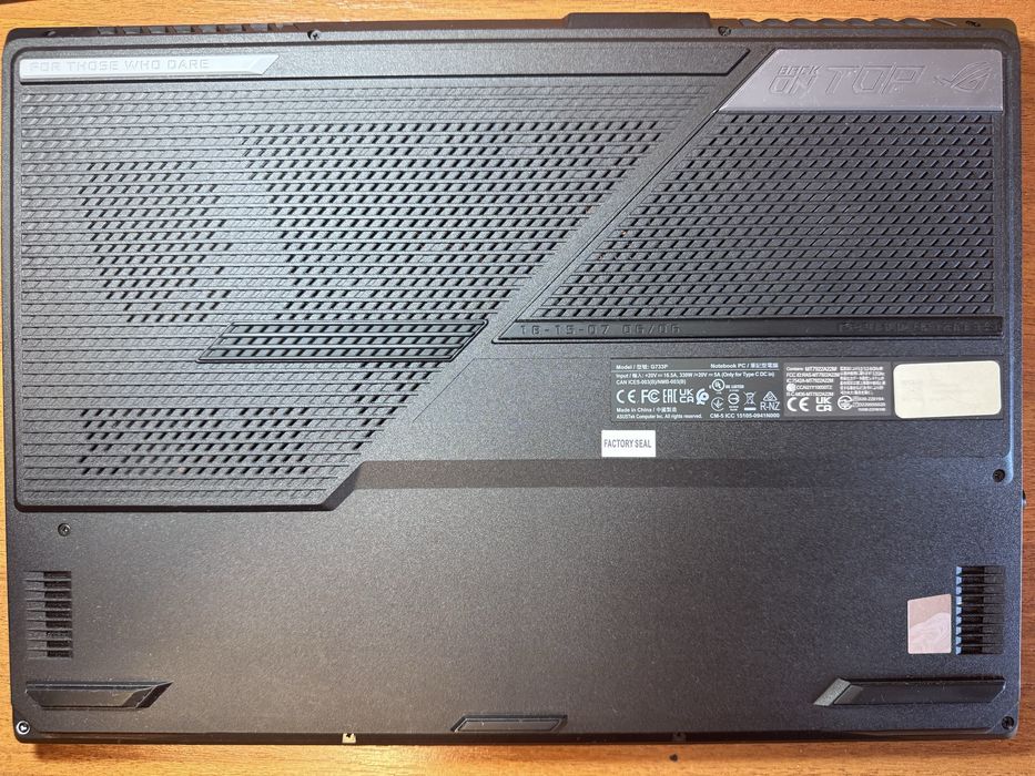 Флагман ASUS ROG Strix SCAR 17 (G733PY) | Ryzen 9 7945HX / RTX 4090 / 64GB RAM / 2TB SSD / 240Hz 2K