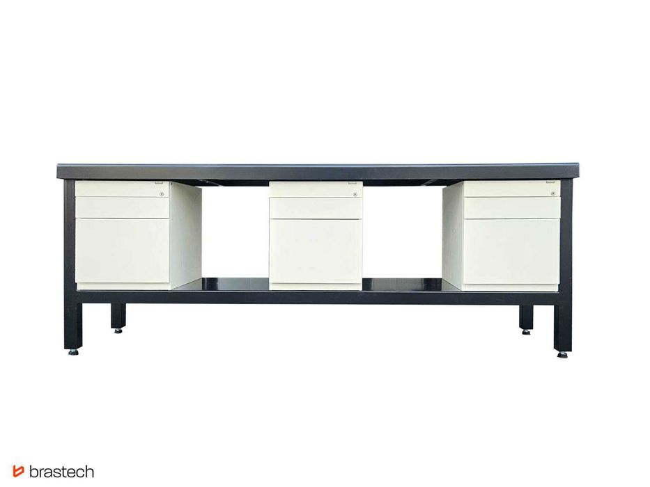 Stół warsztatowy 90 x 232 x 61,5 cm Blat stalowy 5 mm, waga 265 kg