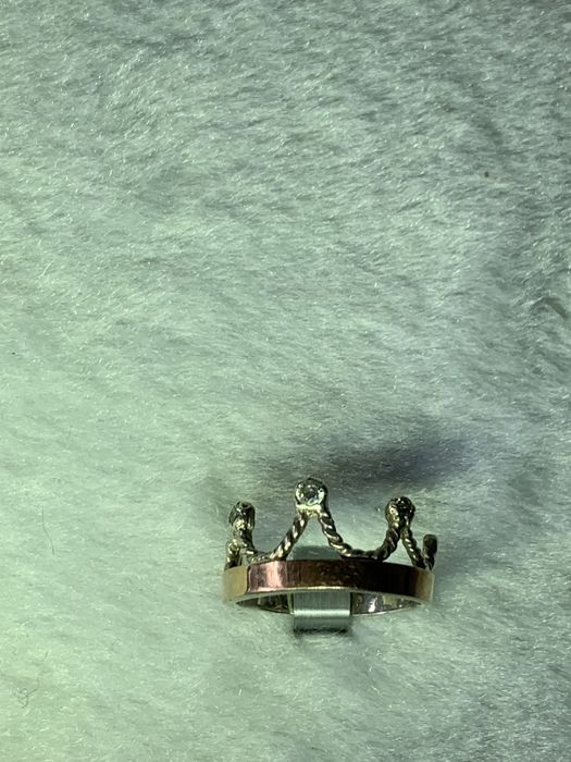 Перстень срібло золото