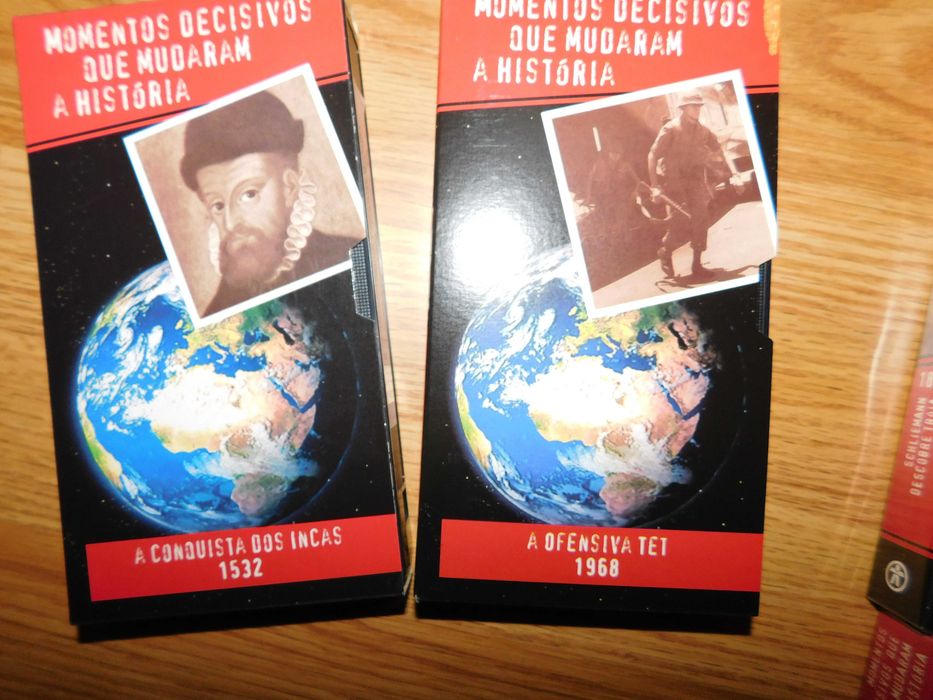 Coleção "Momentos Decisivos que Mudaram a História"  VHS NOVA