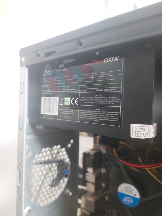 Zasilacz Titan 600w + opakowanie instrukcja oryginalna
