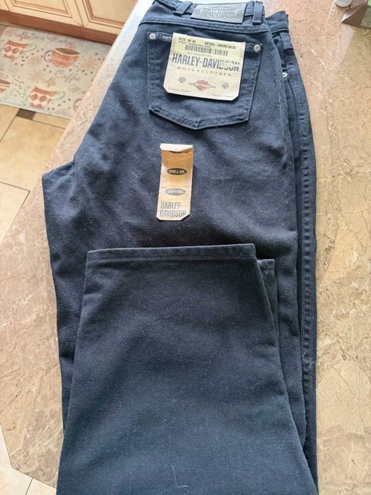 Джинси Harley Davidson Relaxed Baggy чорного кольору, 36x30, made in USA