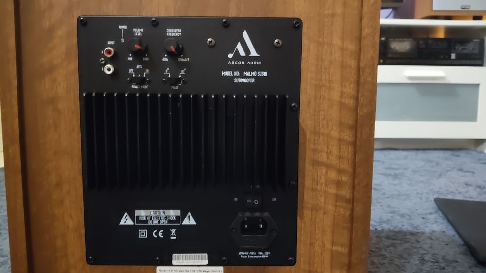 Argon- MALMÖ SUB 10- Subwoofer