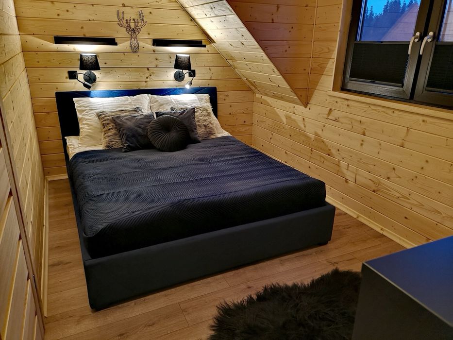 Domek w górach jezioro z prywatną balią jacuzzi ferie kominek