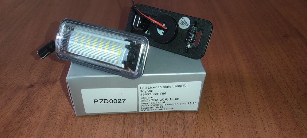 Набори Led підсвічування номера Renault#Toyota#Subaru#Mitsubishi