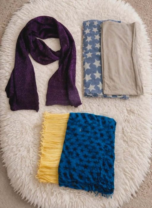 Zestaw szali mix kolorów