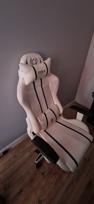 Fotel Diablo gamingowy White XL