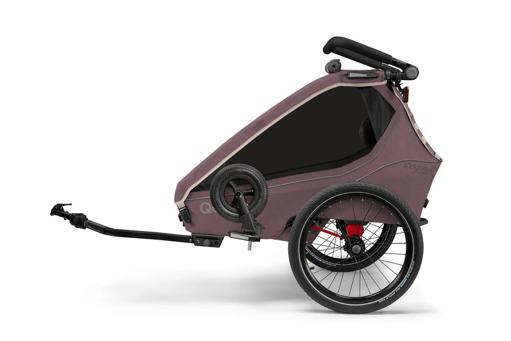 Qeridoo Kidgoo 2 wozek bliźniacza przyczepka rowerowa
