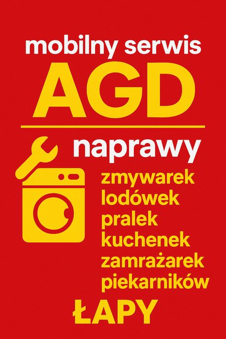Naprawa Serwis AGD Pralek Zmywarek Lodówek Piekarnika Sprzętu AGD 24/7
