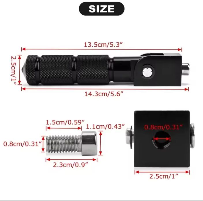 Підніжки на мотоцикл geon,kovi (якісні,гарантія)