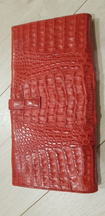 Клатч жіночий з натуральної шкіри крокодила River