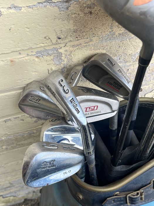 Zestaw 11 kijów golfowych + torba Slazenger