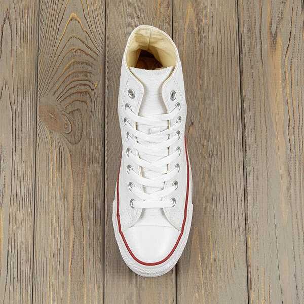 Кеди Converse All Star (White Hi) білі високі