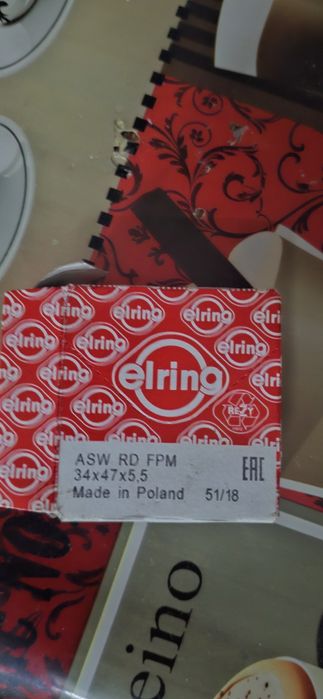 Сальник коленвала
Сальник гумометалевий ELRING