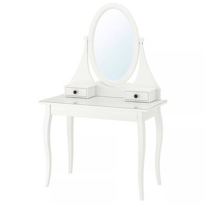 Biała toaletka Hemnes Ikea