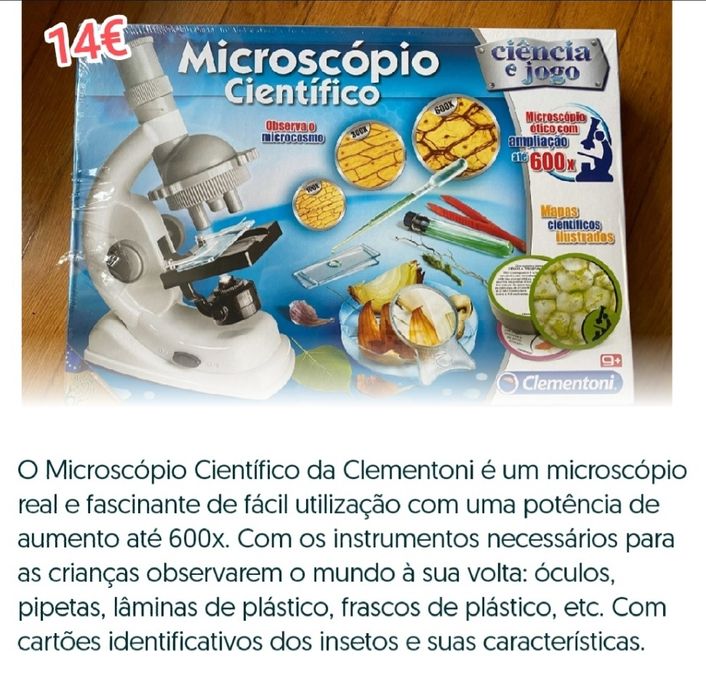 Microscópio científico