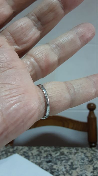 Anel em prata constratada 925 peso 6gramas