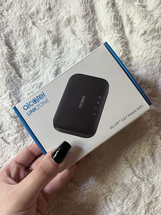 Router Alcatel Linkzone 4G LTE CAT7 mobile wifi czarny przenośny
