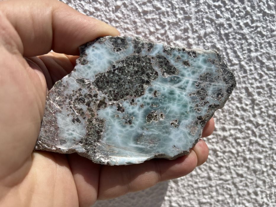 Pedra mineral semipreciosa de Larimar  da Republica Dominicana