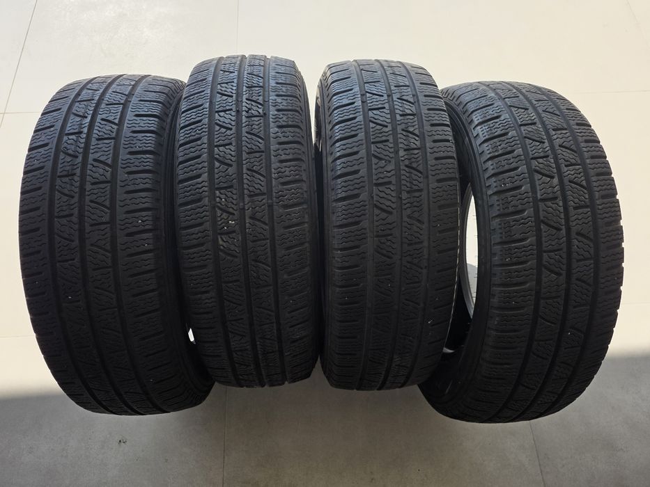 Opony zimowe 4x Pirelli Carrier Winter 205 65 R16c 6mm 2021r dostawcze bus van