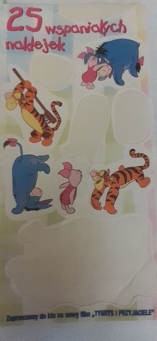 Kubuś Puchatek naklejki