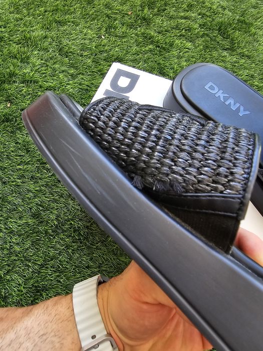 Klapki DKNY Ondara Platform SL Czarne r. 40