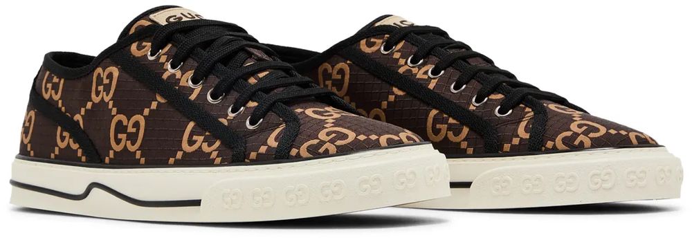 Gucci Tennis 1977 Low 'GG Monogram - Ebony Beige кеди чоловічі