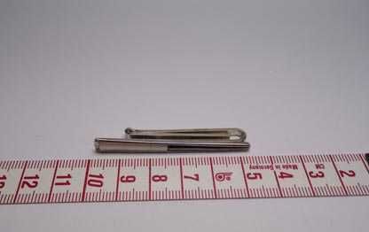 Srebrna spinka do krawata z masą perłową VINTAGE