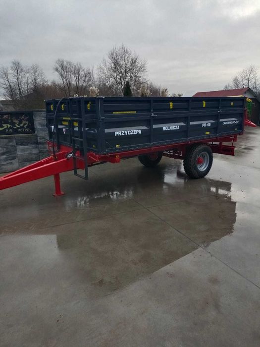 Przyczepa jednoosiowa wywrotka