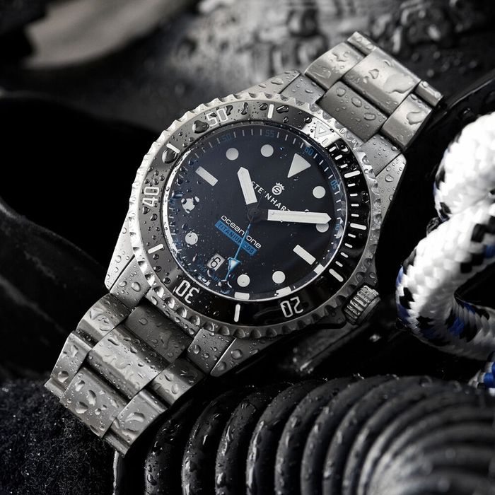 Титановий дайвер steinhart ocean one premium, годинник чоловічий